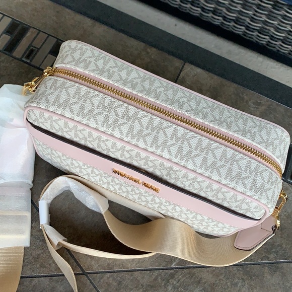 MICHAEL KORS KENLY LG POCKET XBODY POWDER BLSH MLT - Picture 4 of 16